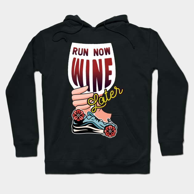 Funny Marathon Running and Cross Country Runner Runners Hoodie by Riffize